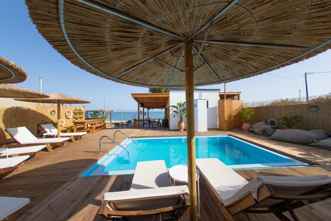 Logos Beach Village Theológos Eksteriør billede