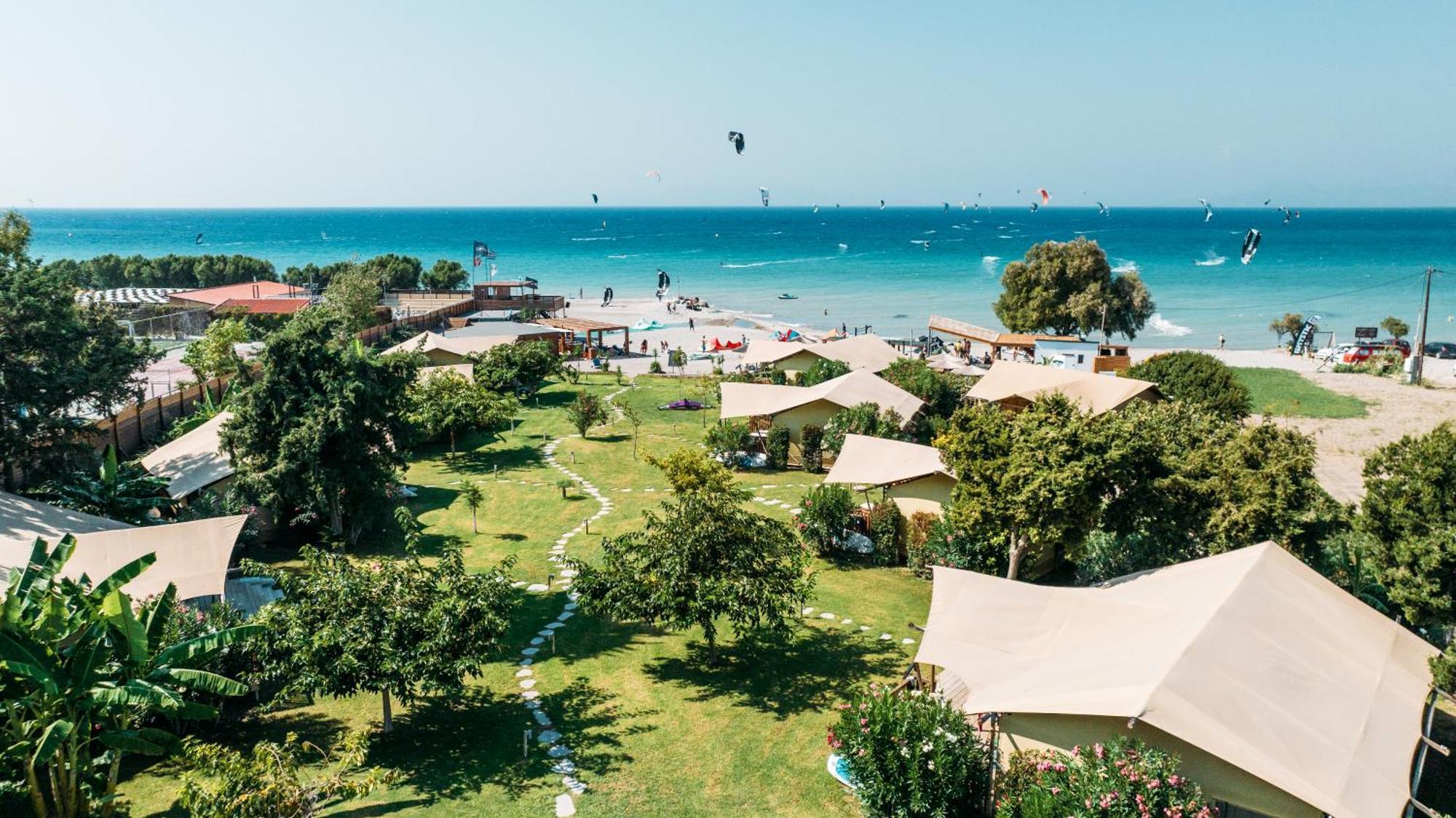 Logos Beach Village Theológos Eksteriør billede