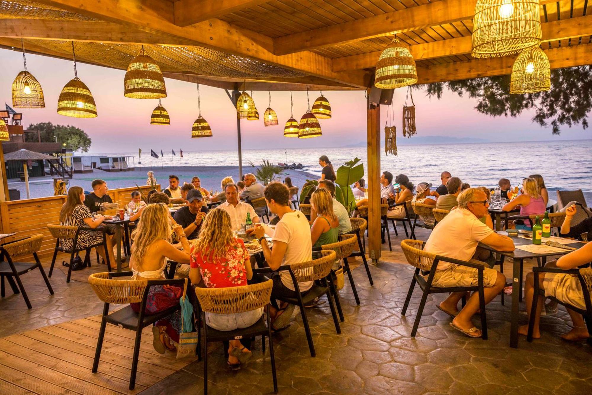 Logos Beach Village Theológos Eksteriør billede